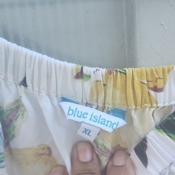 Blue Island Floral Off-Shoulder Dress - Picture 7 of 9